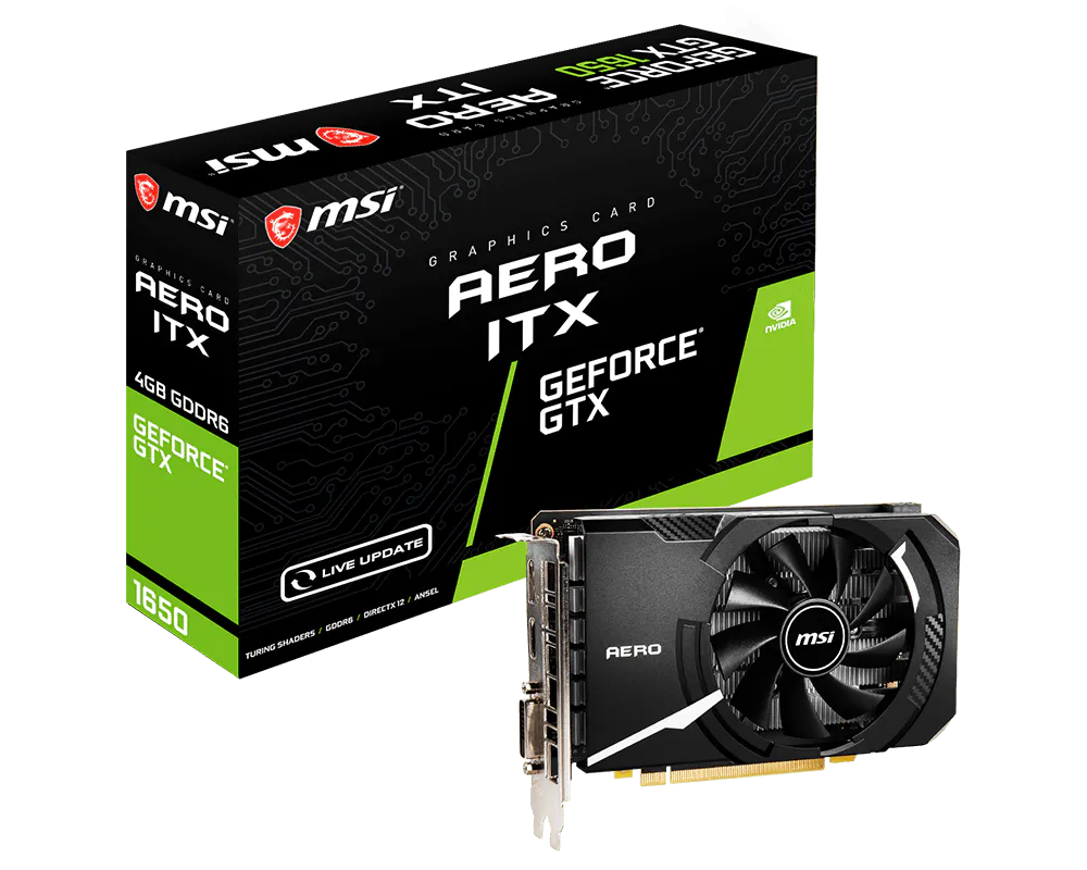 MSI GeForce GTX 1650 D6 AERO ITX V1